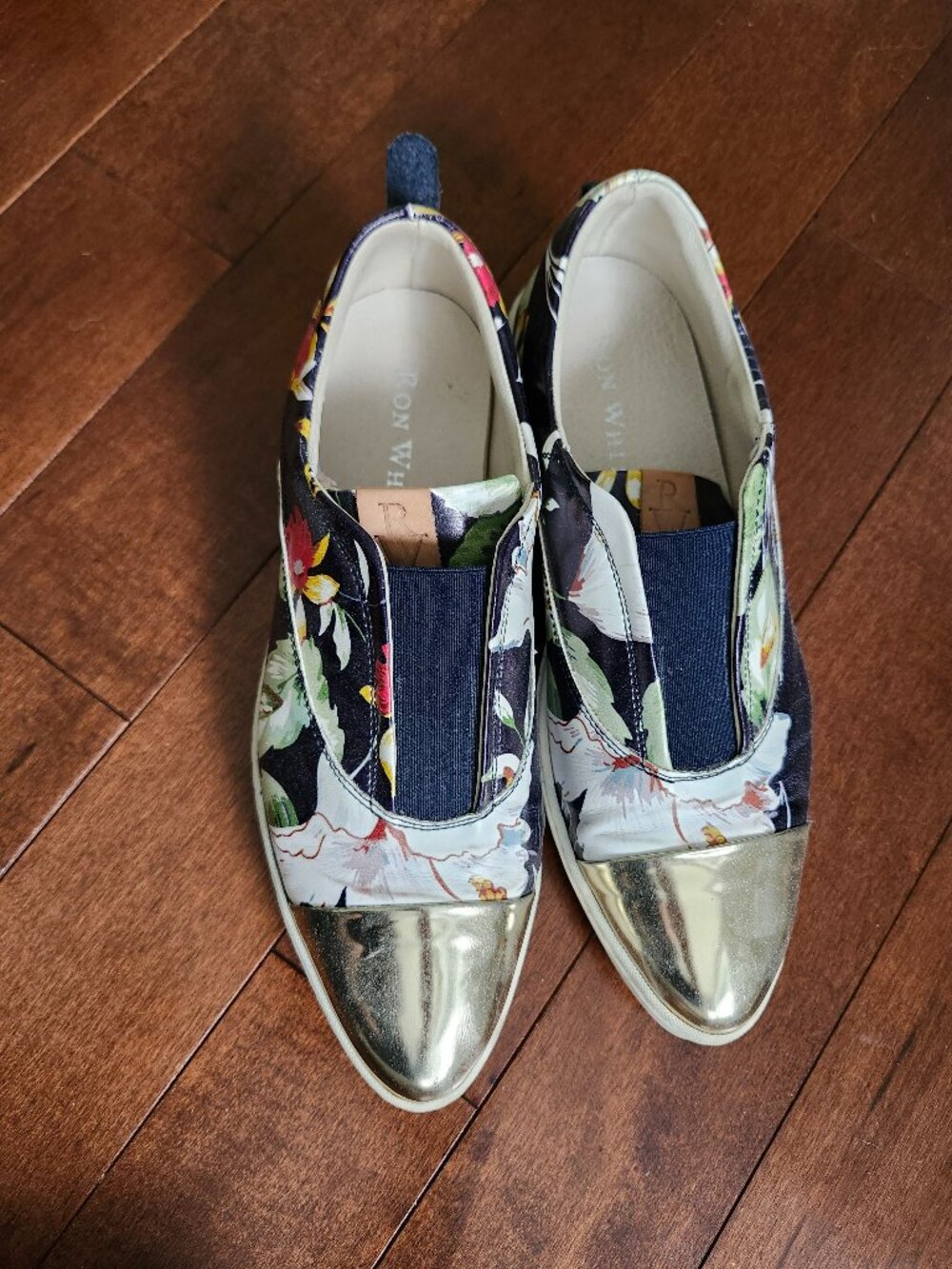 Ron White women's floral slip on sneakers in size 38